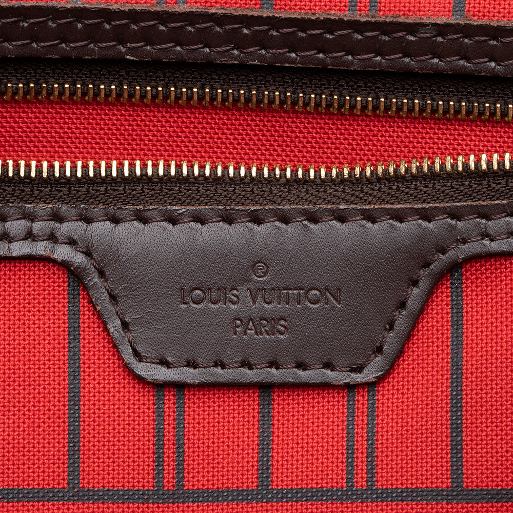 Louis Vuitton Damier Ebene Neverfull MM Tote (SHF-17409)