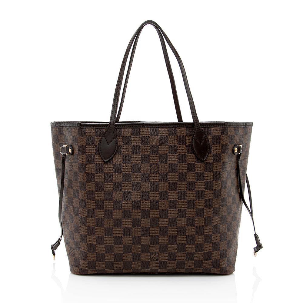Louis Vuitton Damier Ebene Neverfull MM Tote (SHF-18118)