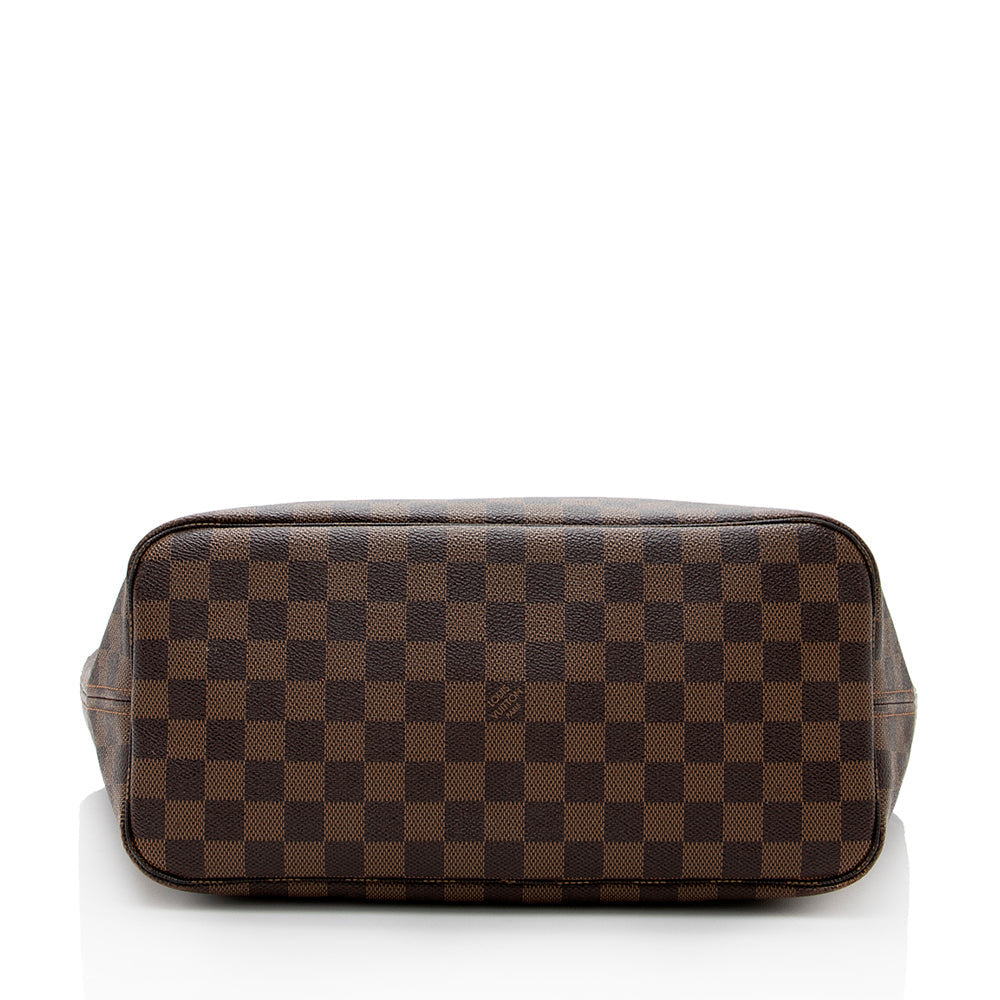 Louis Vuitton Damier Ebene Neverfull MM Tote (SHF-18118)