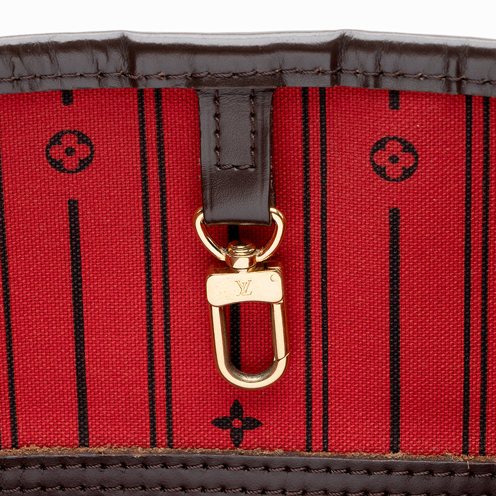 Louis Vuitton Damier Ebene Neverfull MM Tote (SHF-18118)
