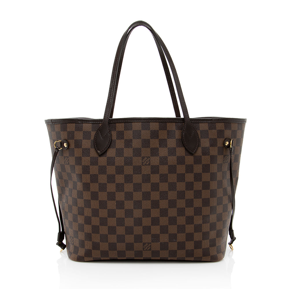 Louis Vuitton Damier Ebene Neverfull MM Tote (SHF-18425)
