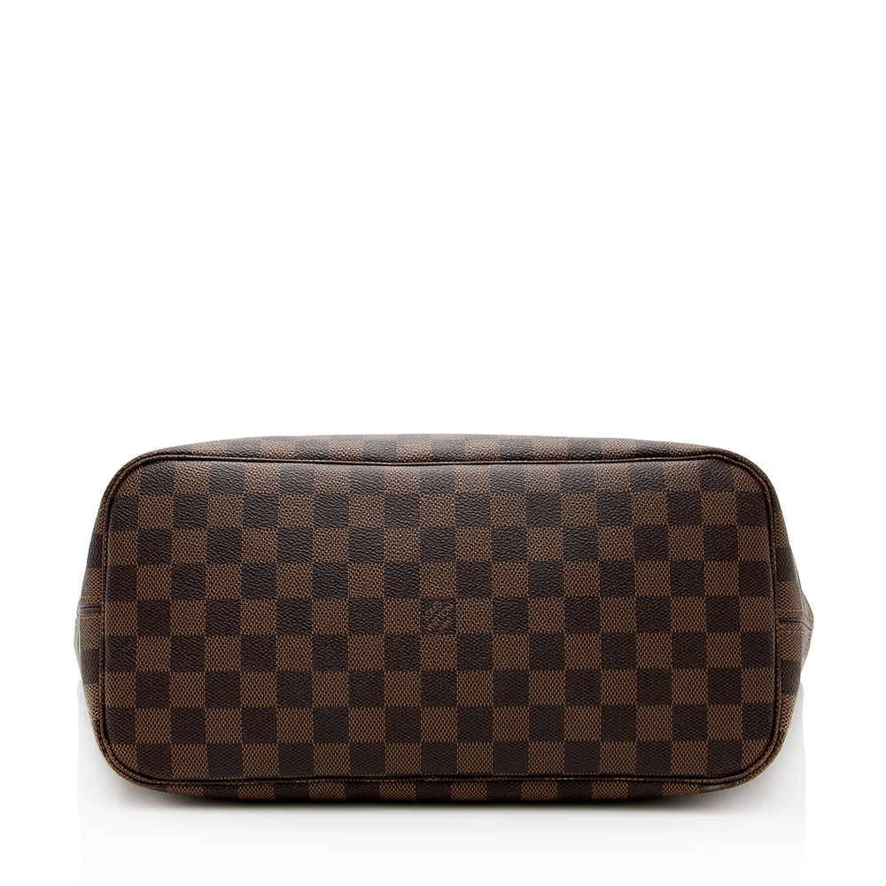 Louis Vuitton Damier Ebene Neverfull MM Tote (SHF-18425)