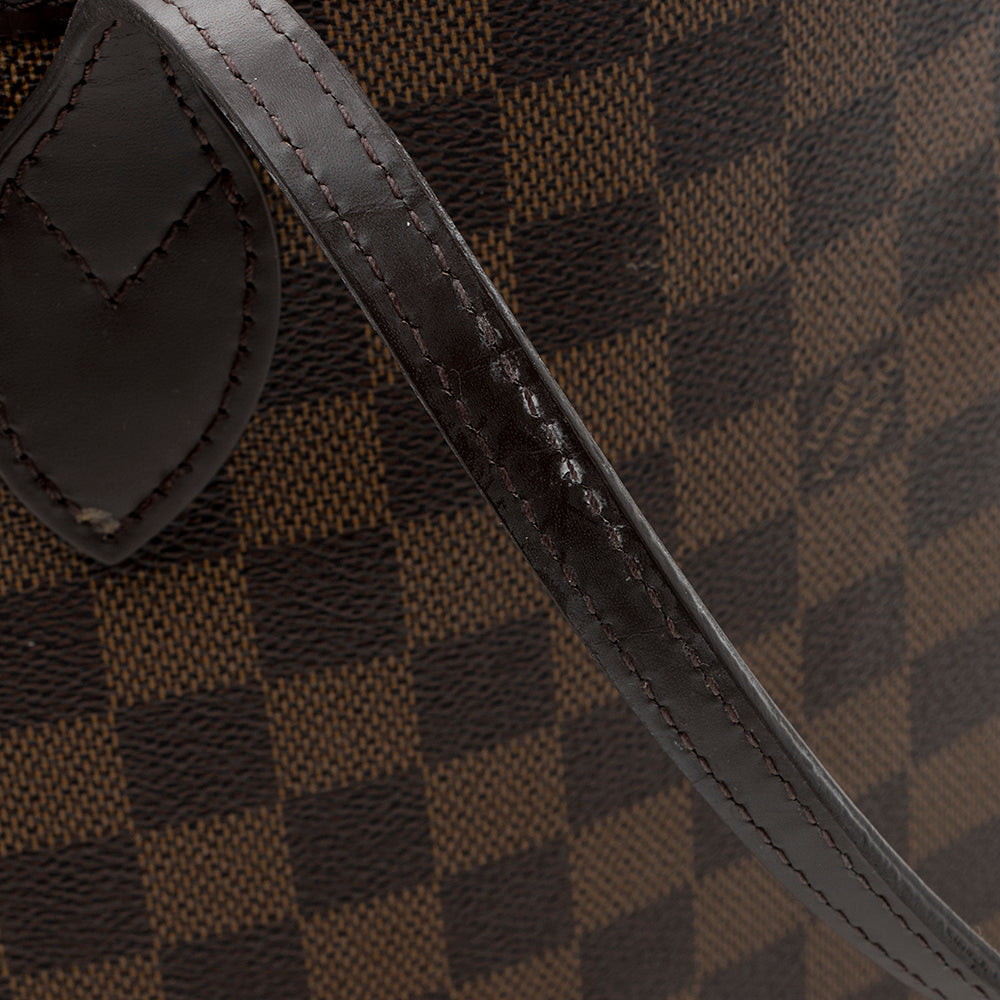 Louis Vuitton Damier Ebene Neverfull MM Tote (SHF-18425)