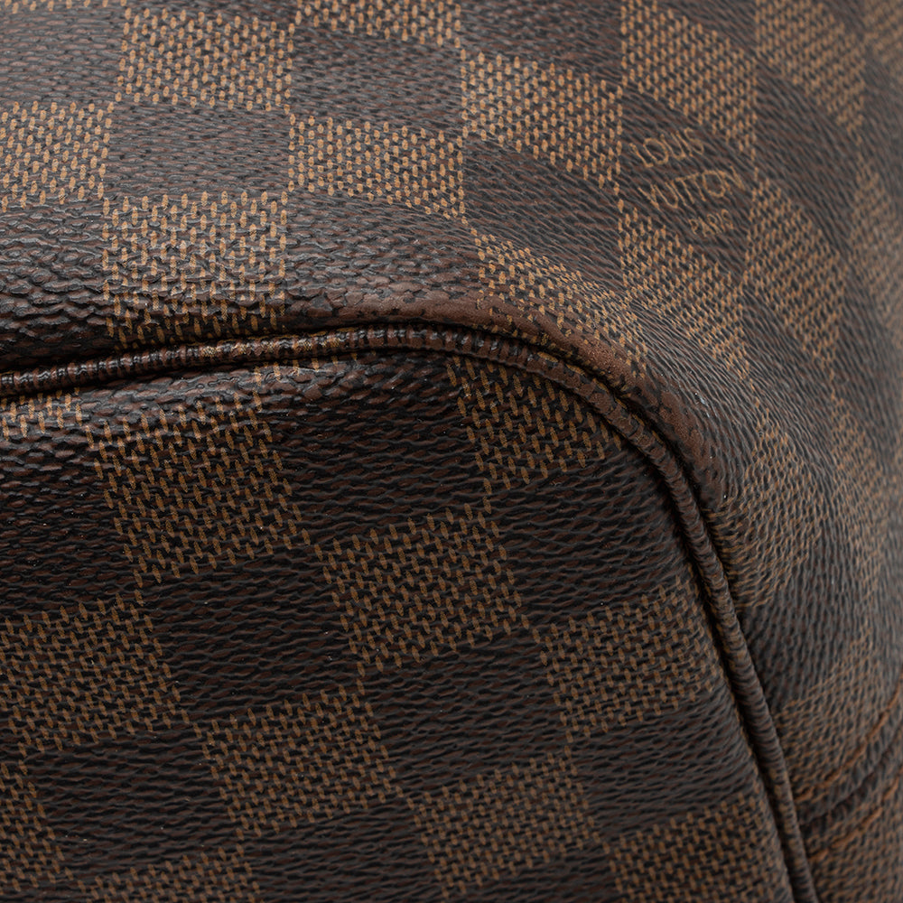 Louis Vuitton Damier Ebene Neverfull MM Tote (SHF-18425)
