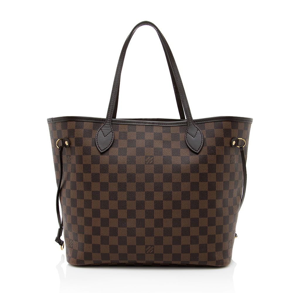 Louis Vuitton Damier Ebene Neverfull MM Tote (SHF-18425)