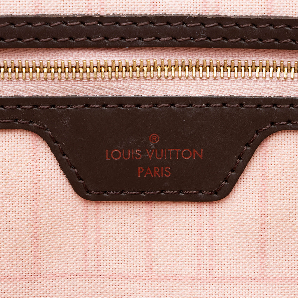 Louis Vuitton Damier Ebene Neverfull MM Tote (SHF-18425)