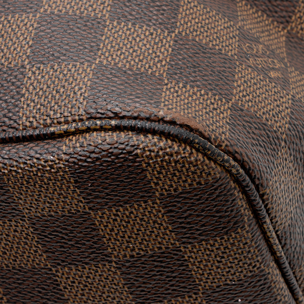 Louis Vuitton Damier Ebene Neverfull MM Tote (SHF-17044)