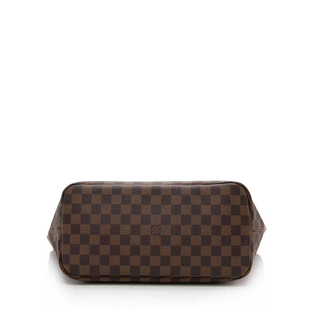 Louis Vuitton Damier Ebene Neverfull MM Tote (SHF-17060)