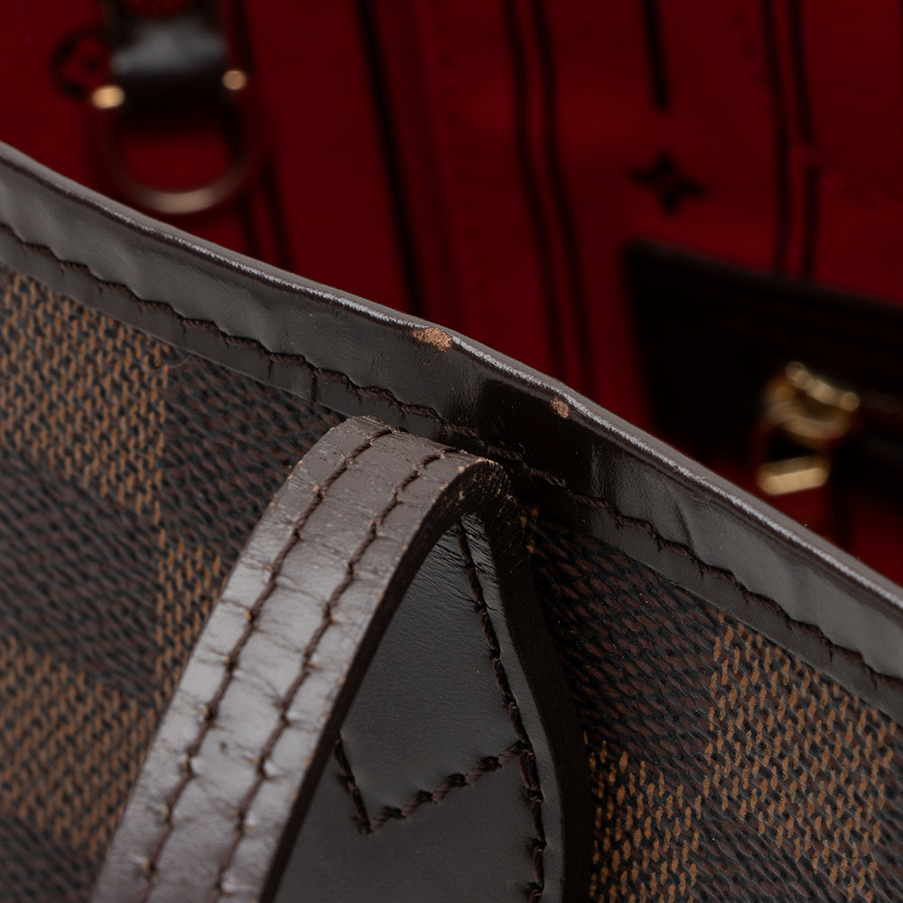 Louis Vuitton Damier Ebene Neverfull MM Tote (SHF-17060)
