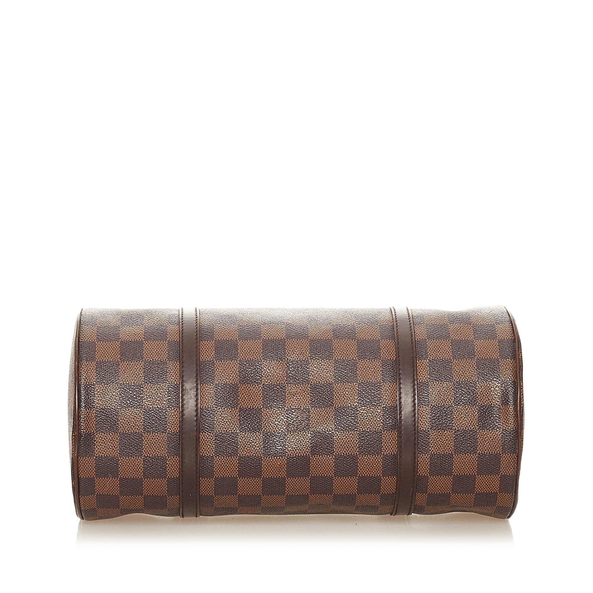 Louis Vuitton Damier Ebene Papillon 30 (SHG-27391)
