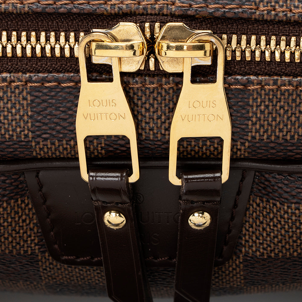 Louis Vuitton Damier Ebene Rivington PM Satchel (SHF-18474)