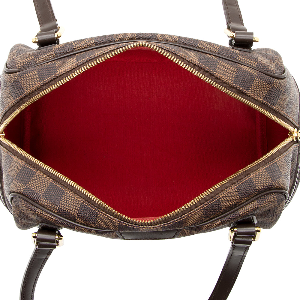 Louis Vuitton Damier Ebene Rivington PM Satchel (SHF-18474)
