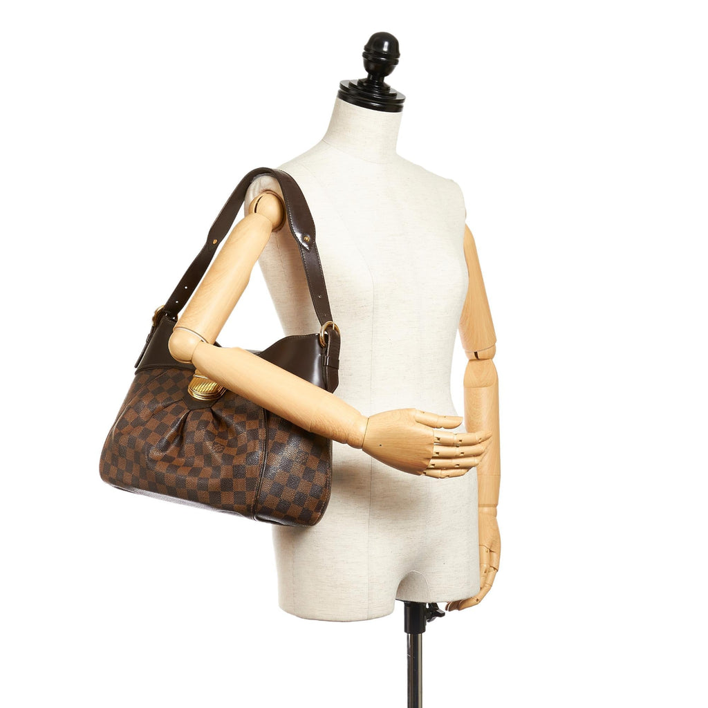 Louis Vuitton Damier Ebene Sistina PM (SHG-27609)