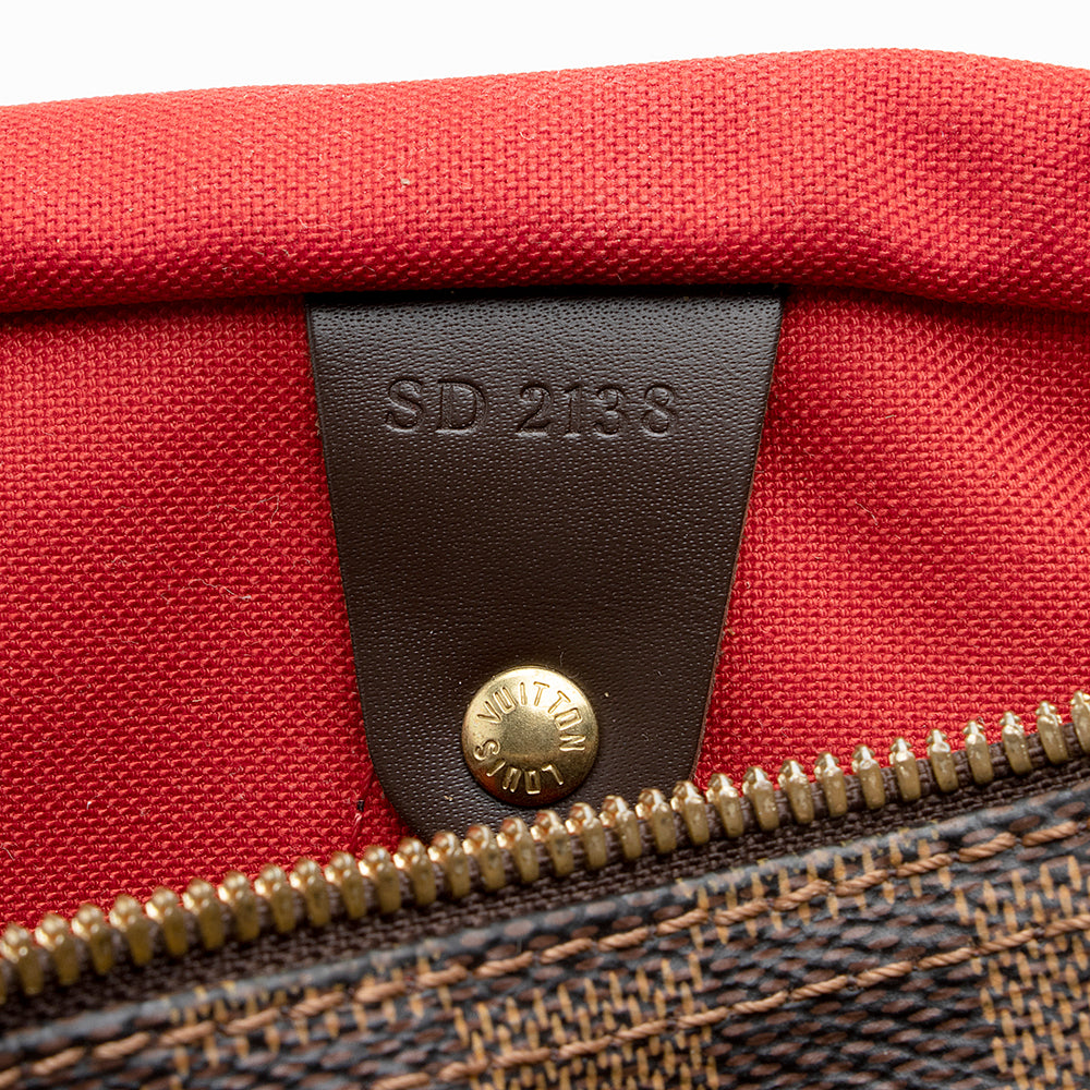 Louis Vuitton Damier Ebene Speedy Bandouliere 30 Satchel (SHF-18286)
