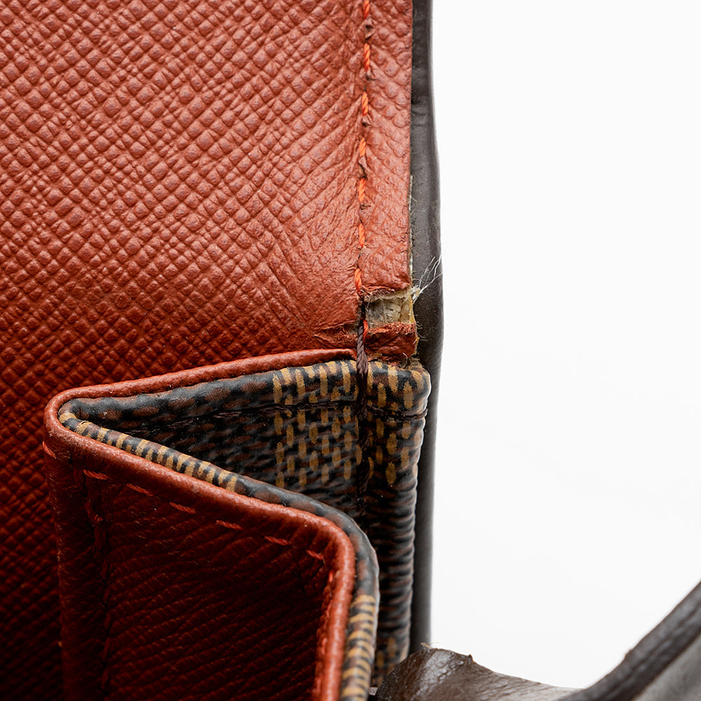 Louis Vuitton Damier Ebene Tribeca Long Shoulder Bag (SHF-16116)
