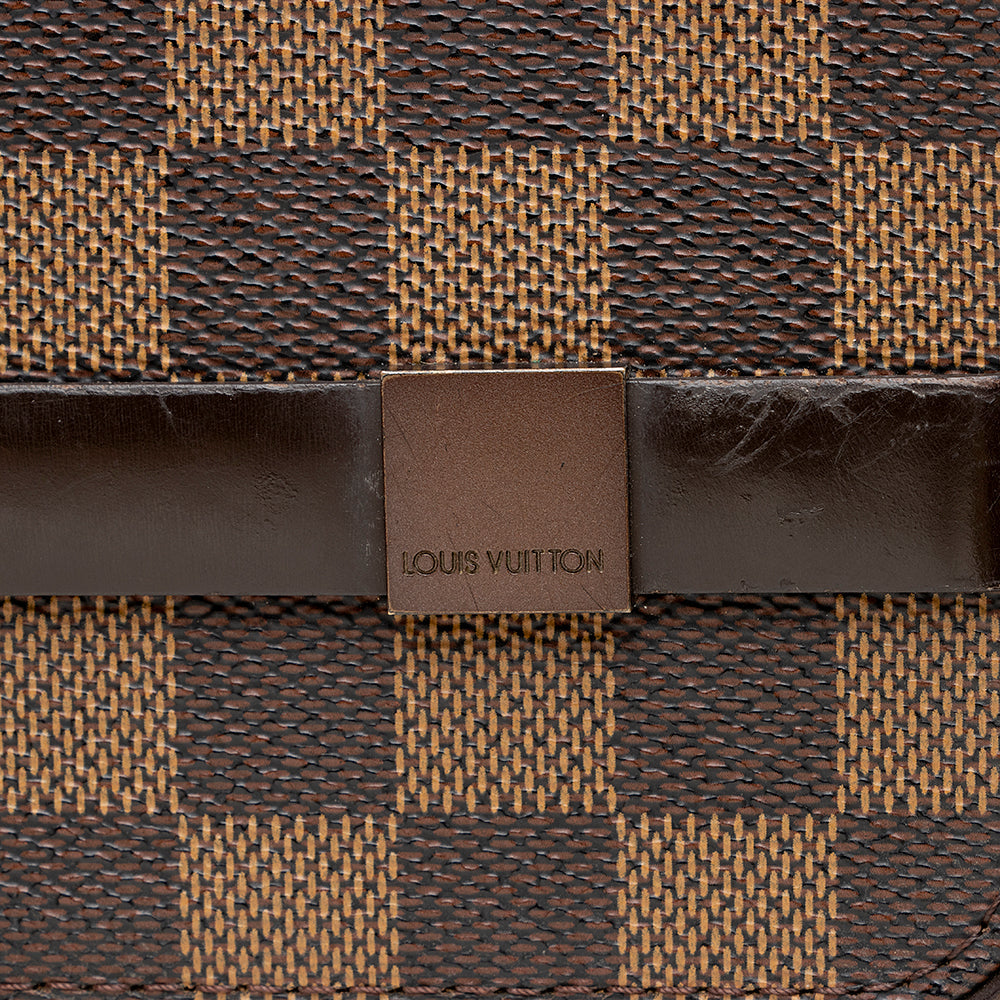 Louis Vuitton Damier Ebene Tribeca Long Shoulder Bag (SHF-16116)