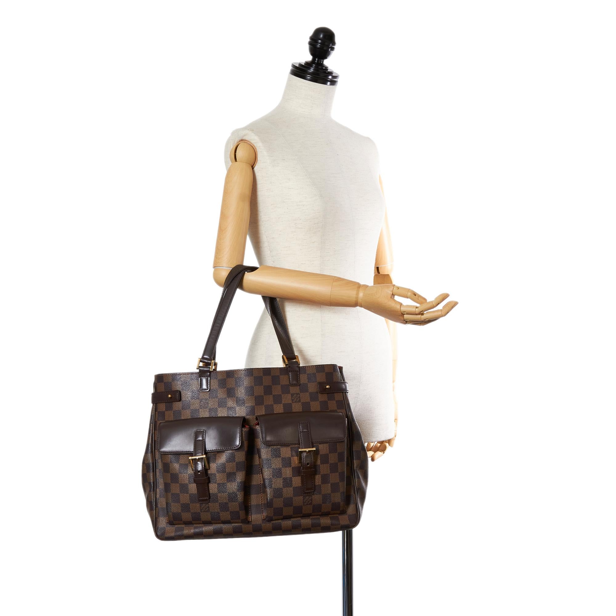 Louis Vuitton Damier Ebene Uzes (SHG-23662)