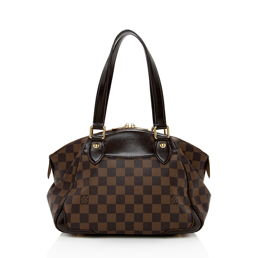 Louis Vuitton Damier Ebene Verona PM Shoulder Bag (SHF-15080)