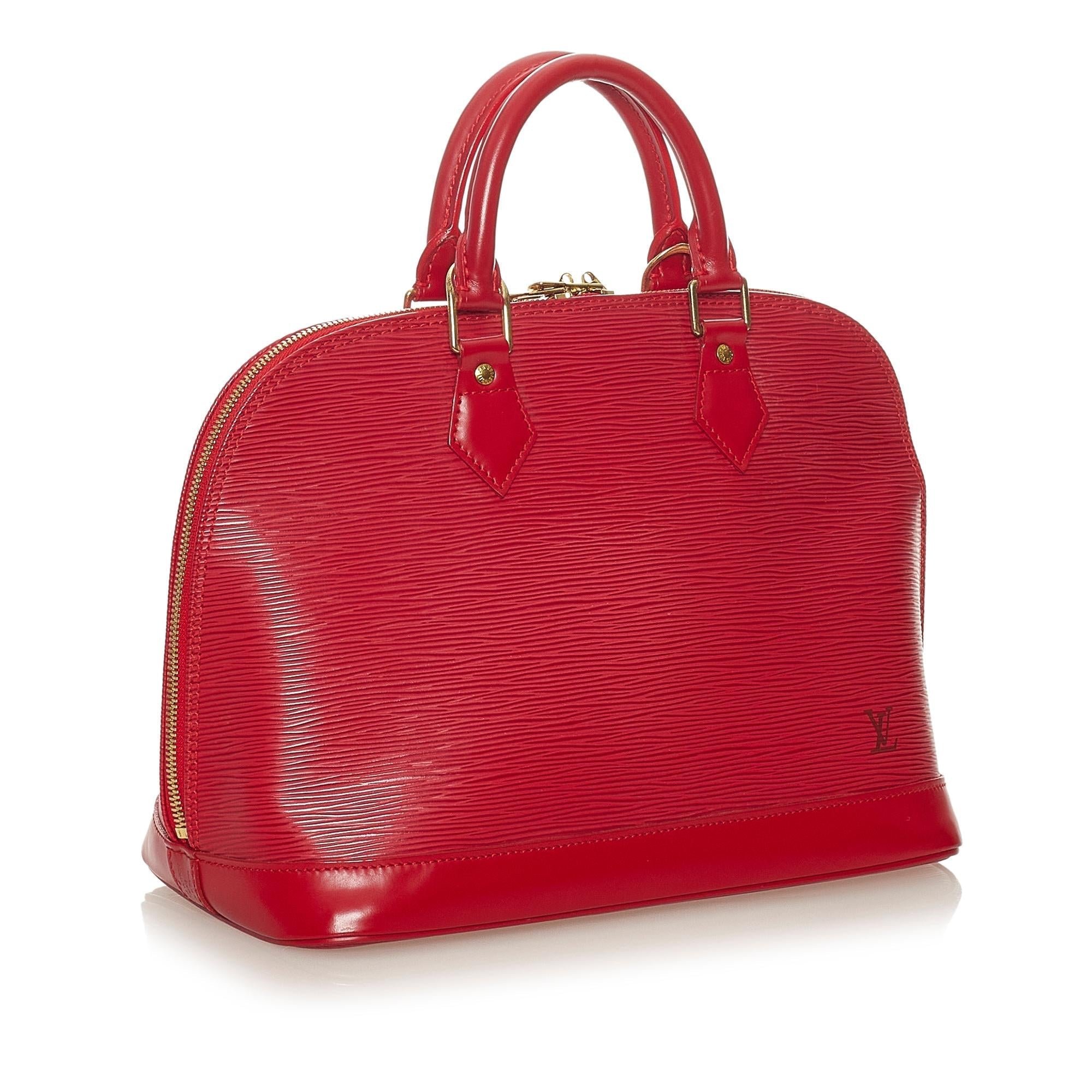 Louis Vuitton Epi Alma PM (SHG-28045)