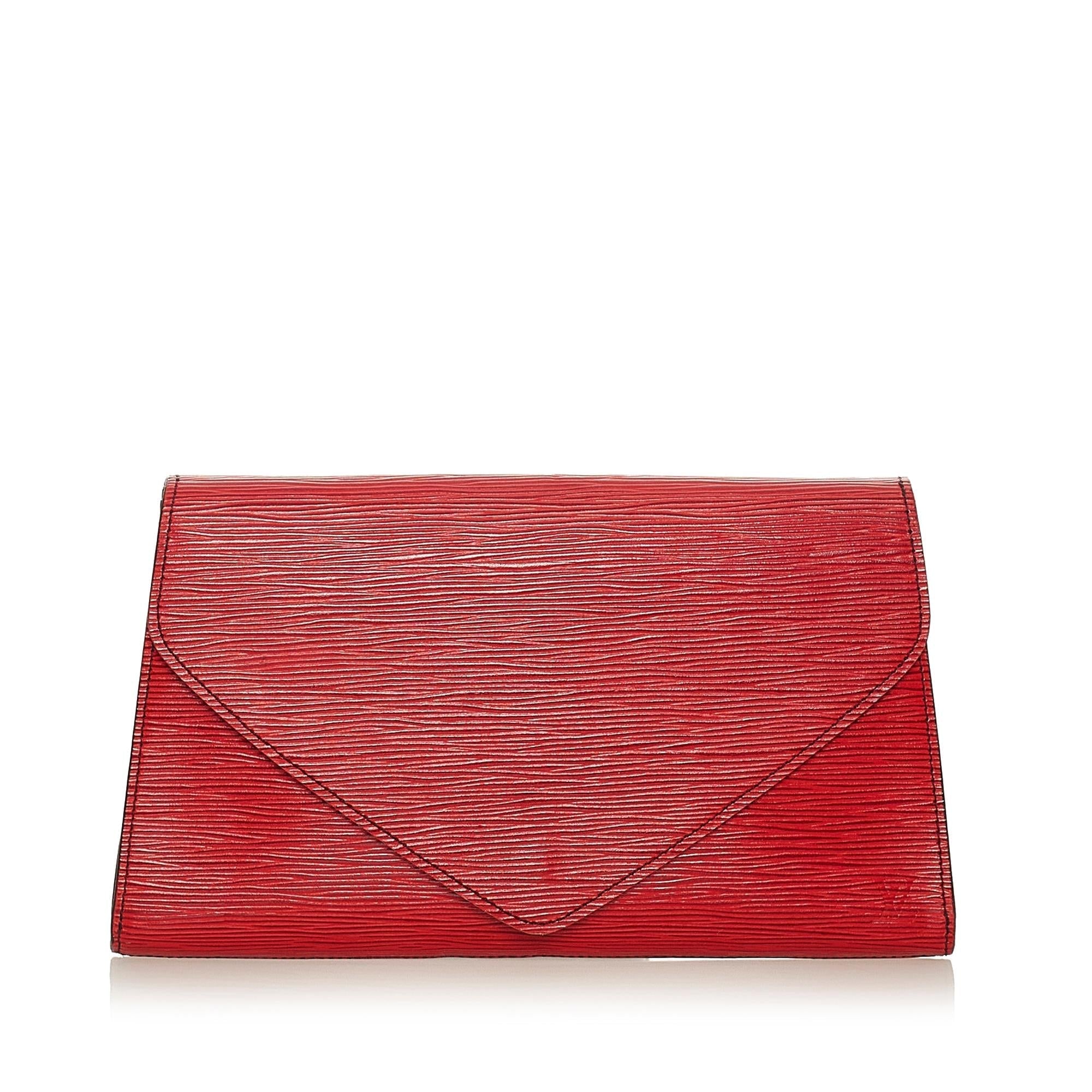Louis Vuitton Epi Art Deco Clutch (SHG-27984)