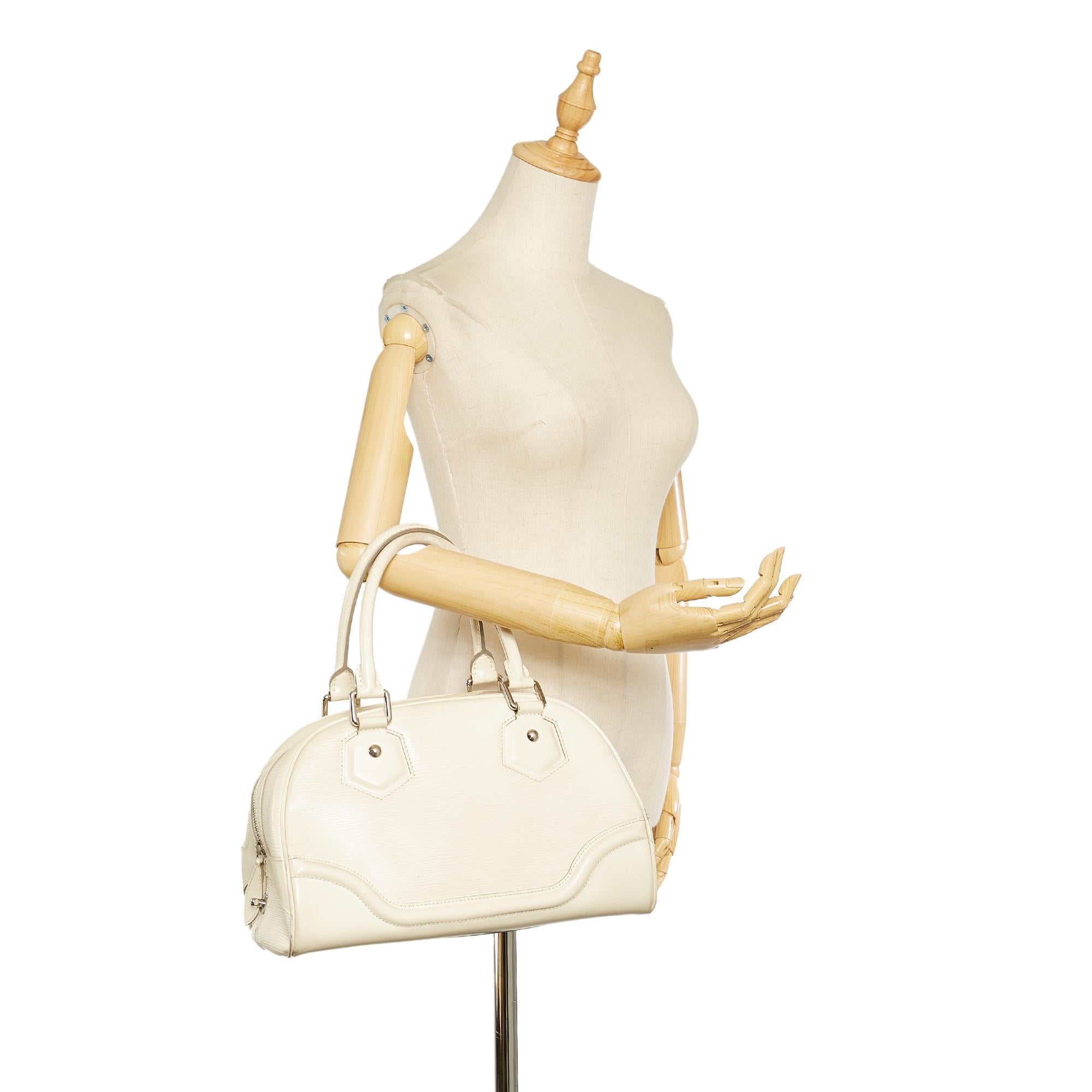 Louis Vuitton Epi Bowling Montaigne PM (SHG-25350)