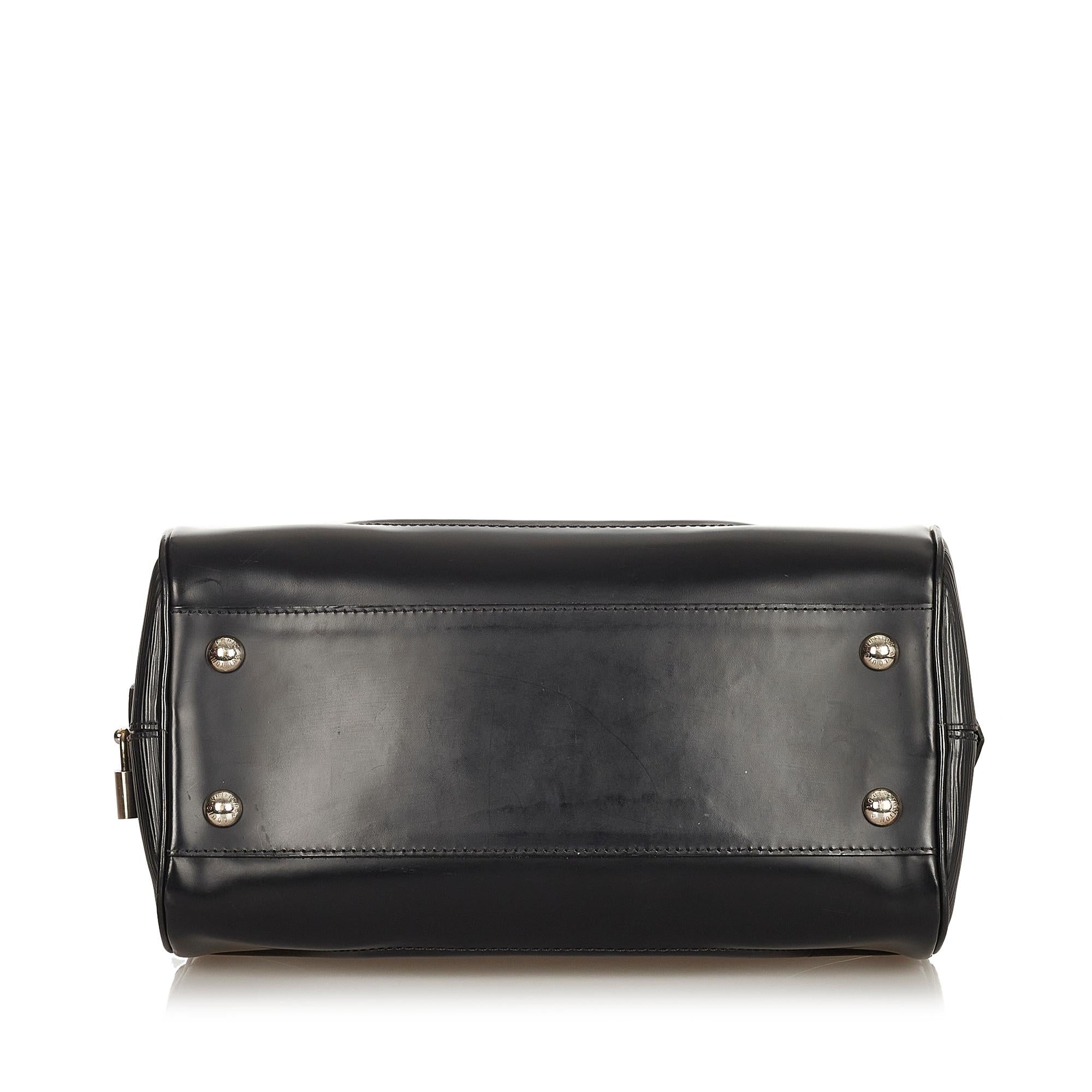 Louis Vuitton Epi Bowling Montaigne PM (SHG-26326)