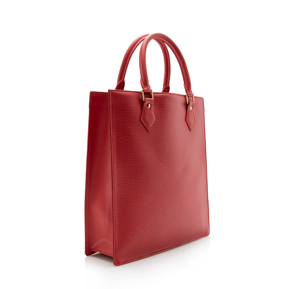 Louis Vuitton Epi Leather Sac Plat Tote (SHF-14224)