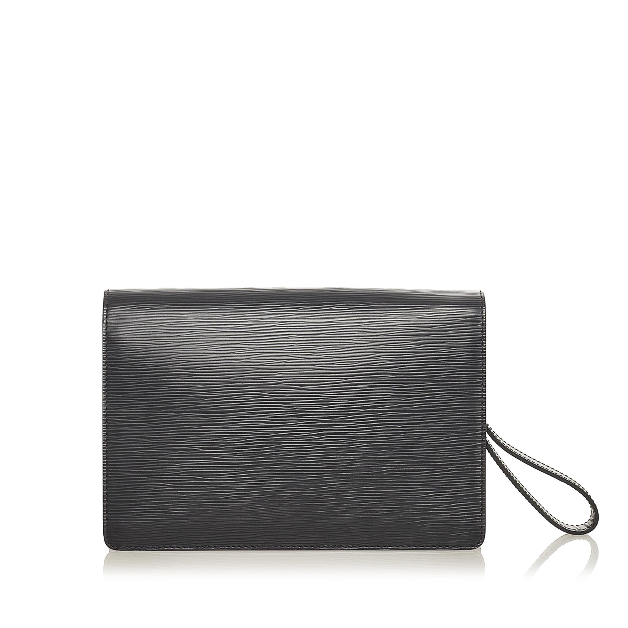 Louis Vuitton Epi Pochette Sellier Dragonne (SHG-27831)