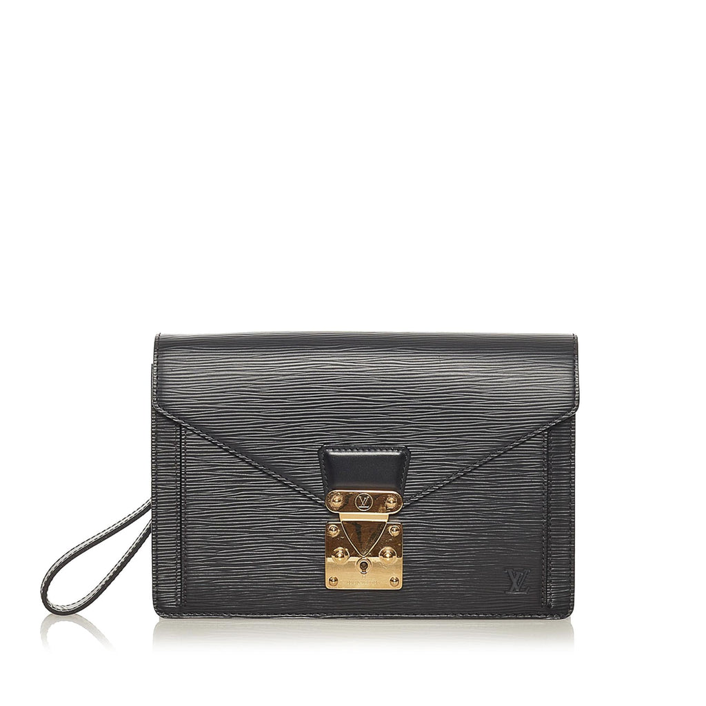 Louis Vuitton Epi Pochette Sellier Dragonne (SHG-27831)