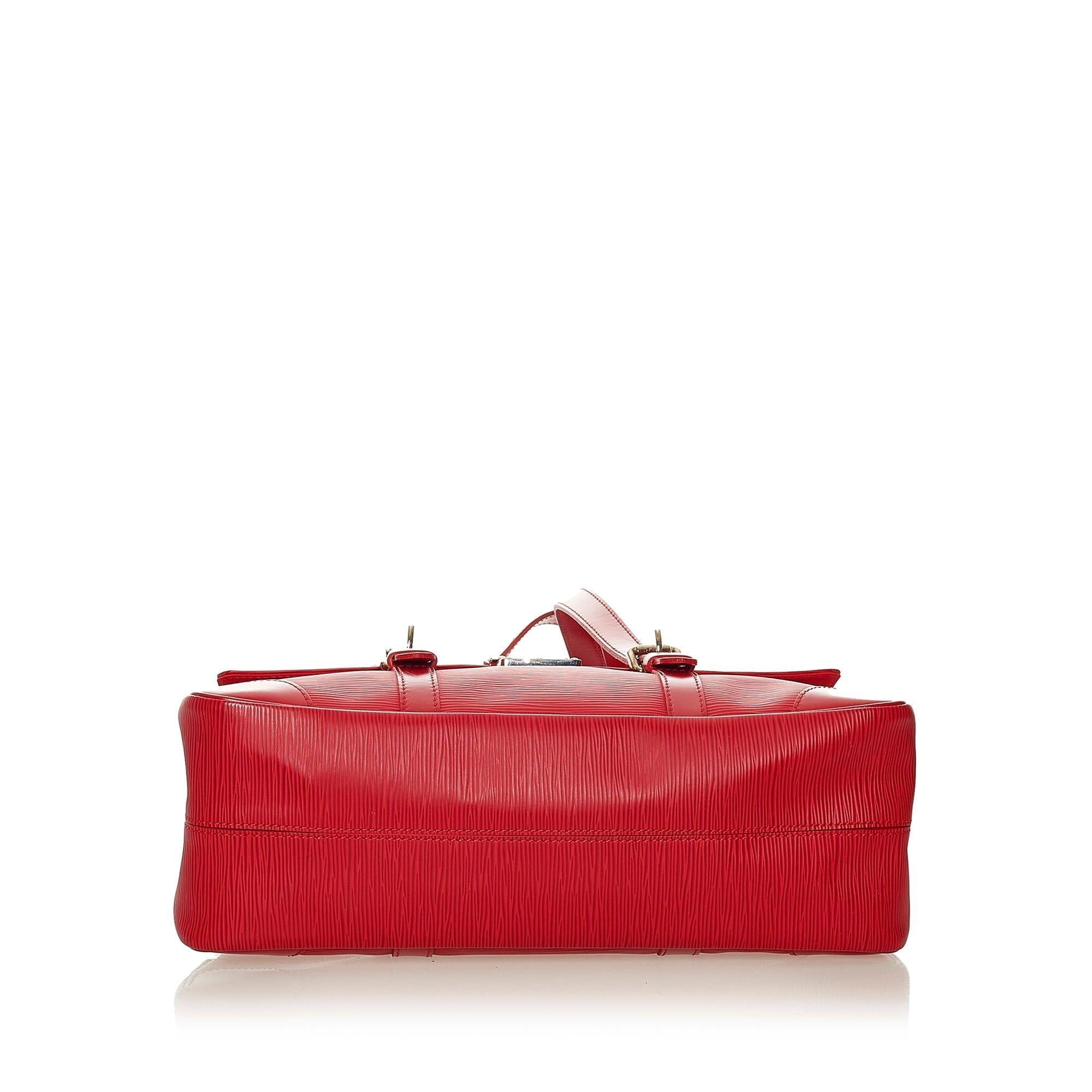 Louis Vuitton Epi Segur MM (SHG-27980)