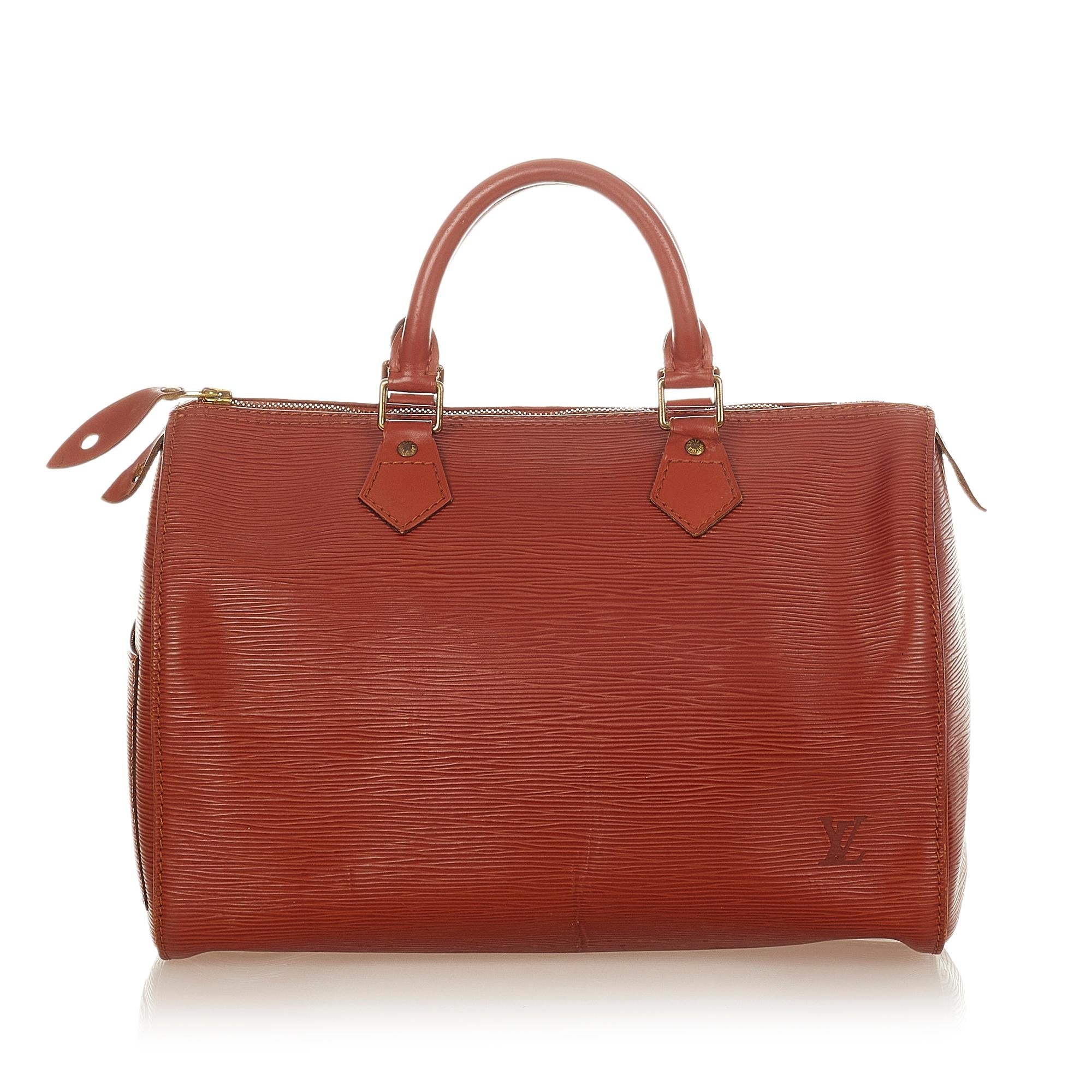 Louis Vuitton Epi Speedy 30 (SHG-26173)