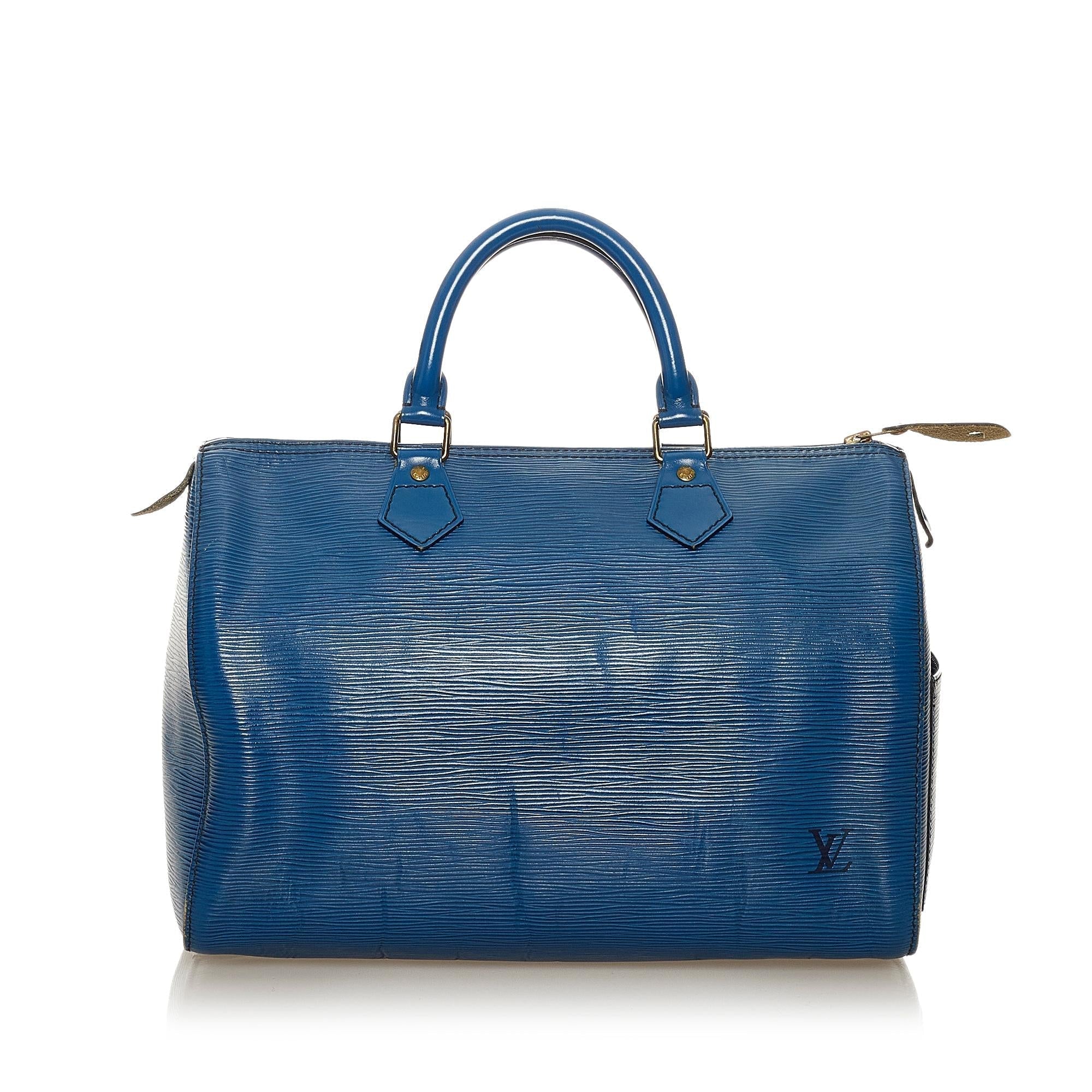 Louis Vuitton Epi Speedy 30 (SHG-27339)
