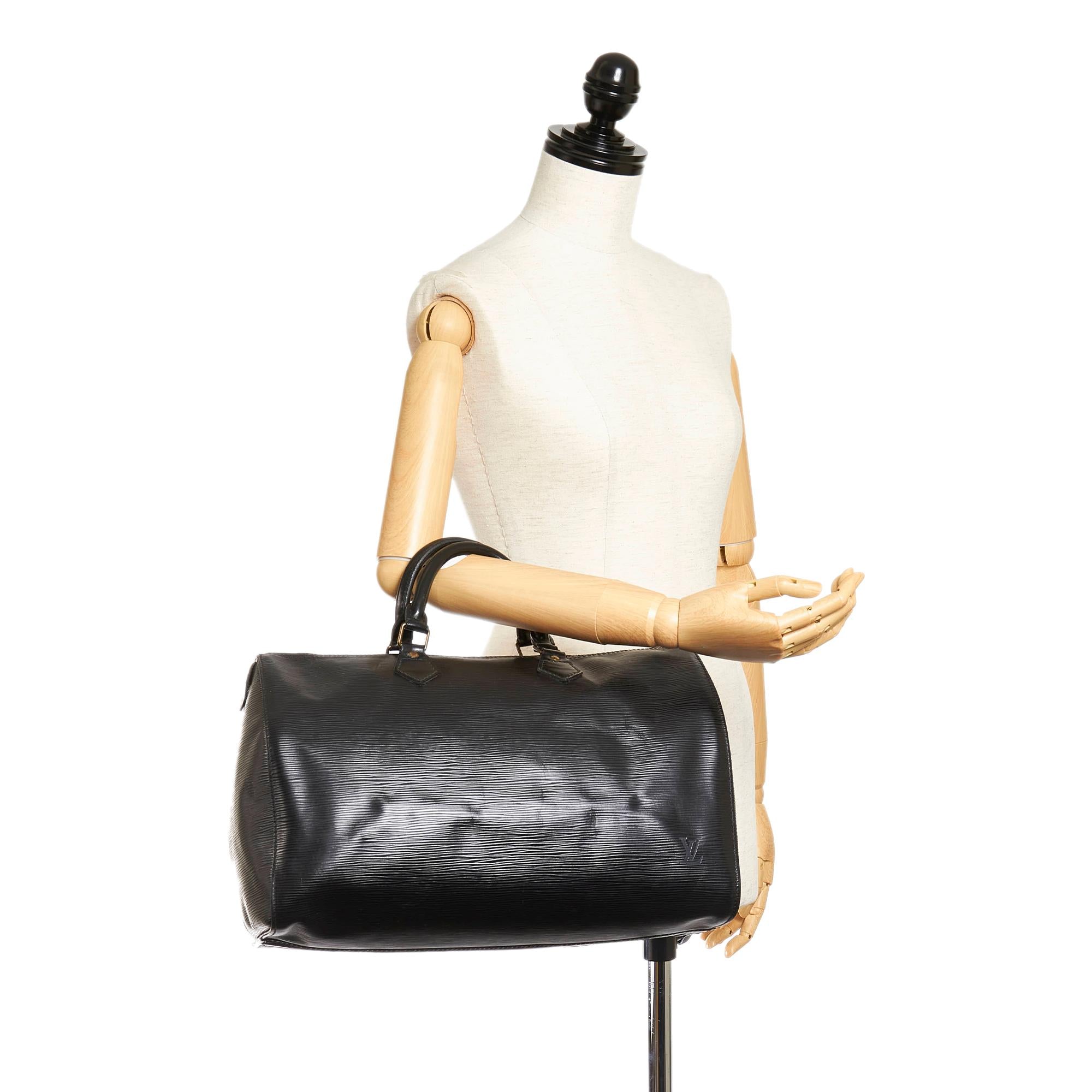 Louis Vuitton Epi Speedy 35 (SHG-28094)