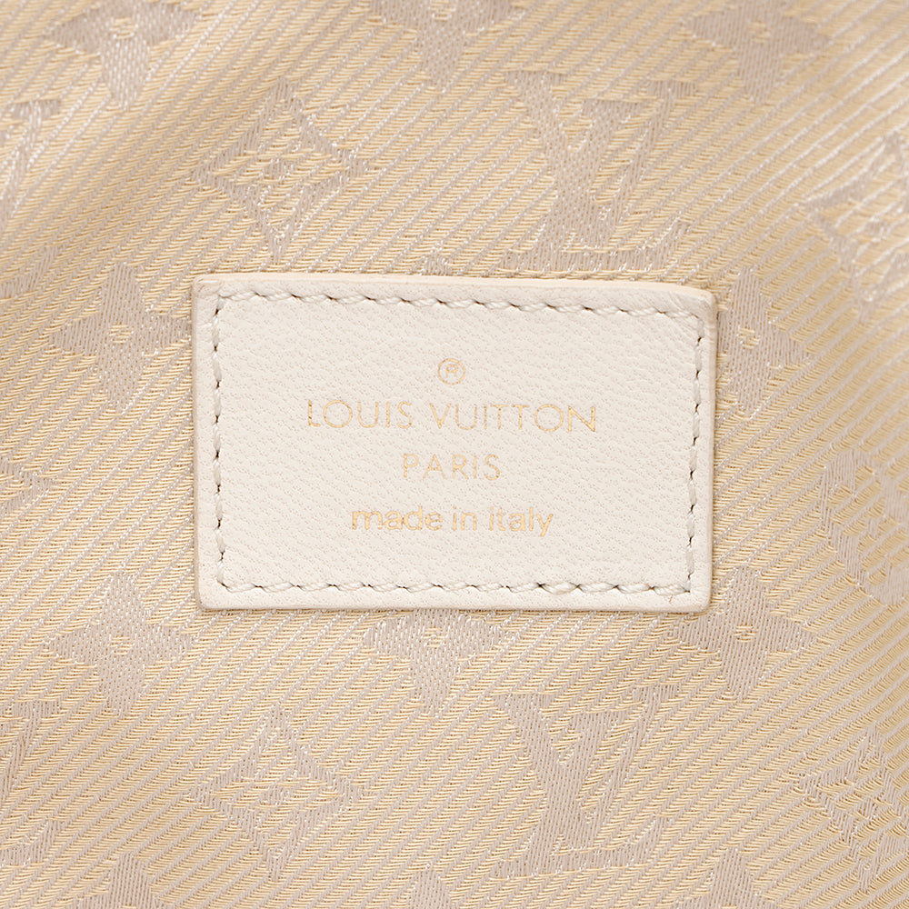 Louis Vuitton Leather Limited Edition Riveting Satchel (SHF-15156)