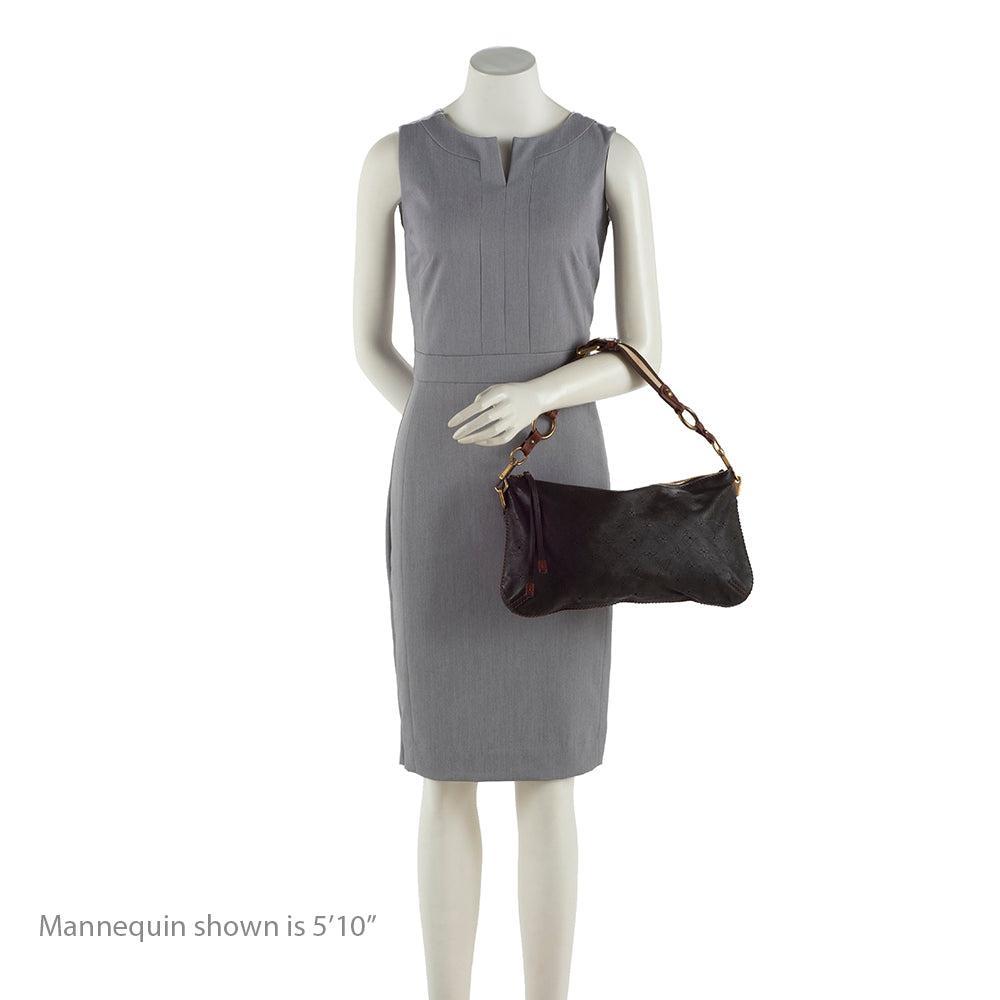 Louis Vuitton Limited Edition Leather Monogram Onatah Pochette Shoulder Bag (SHF-18351)