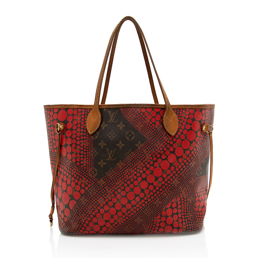 Louis Vuitton Limited Edition Monogram Canvas Kusama Waves MM Neverfull - FINAL SALE (SHF-18393)