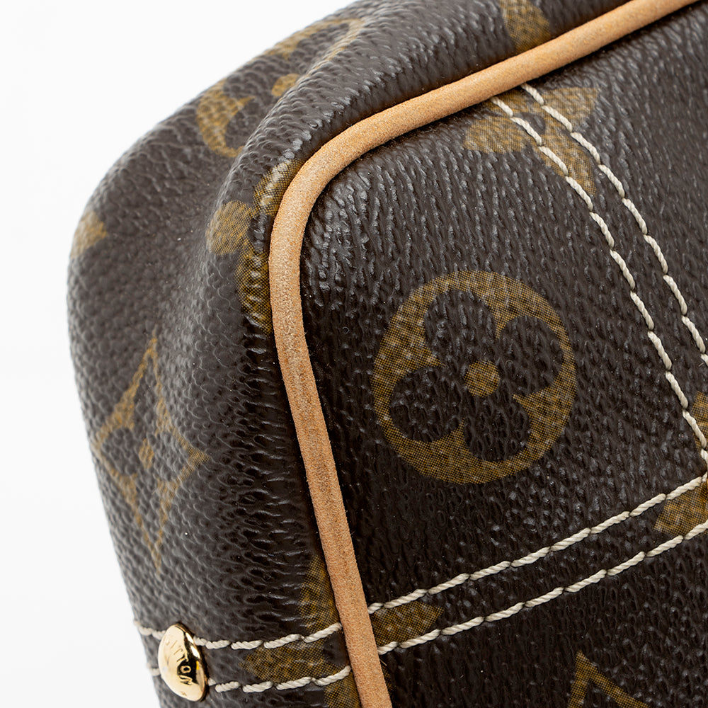 Louis Vuitton Limited Edition Monogram Canvas Riveting Pochette Accessoires (SHF-18325)