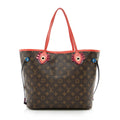 Louis Vuitton Limited Edition Monogram Canvas Totem Neverfull MM Tote (SHF-16110)