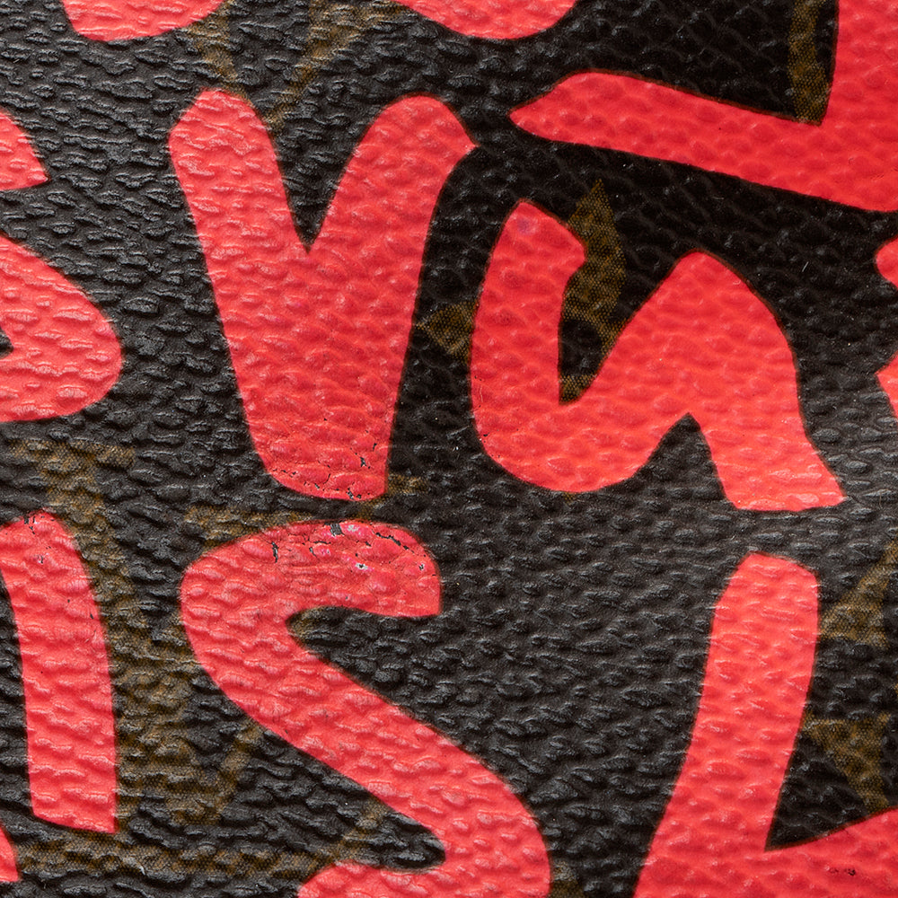 Louis Vuitton Limited Edition Monogram Graffiti Speedy 30 Satchel (SHF-18313)