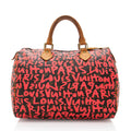 Louis Vuitton Limited Edition Monogram Graffiti Speedy 30 Satchel (SHF-18313)