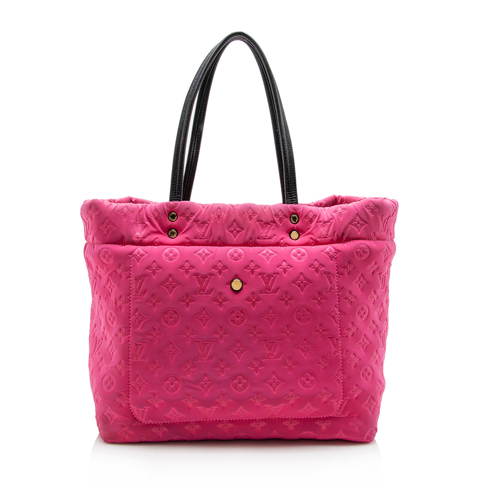Louis Vuitton Limited Edition Monogram Scuba MM Tote (SHF-14886)