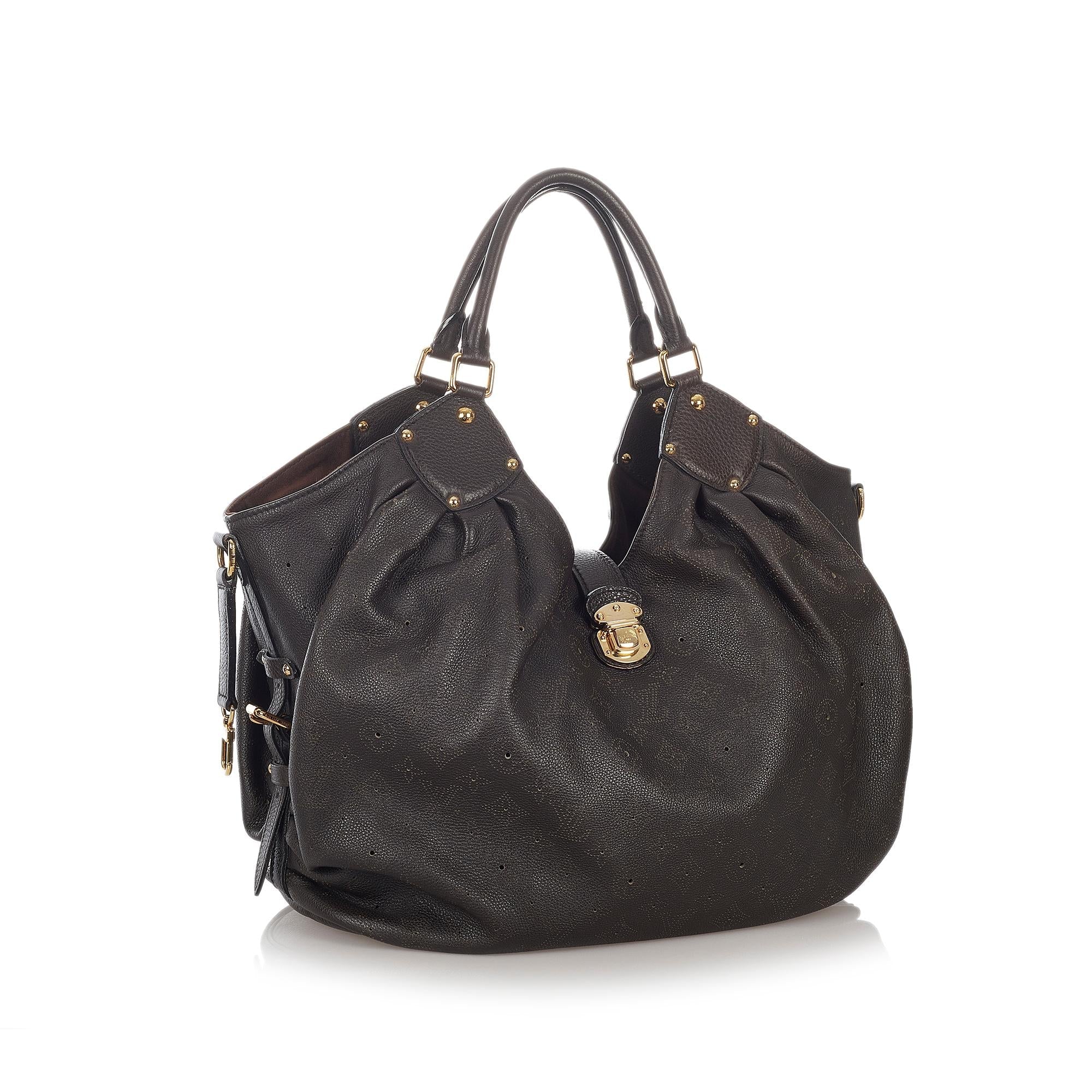 Louis Vuitton Mahina L Hobo (SHG-27108)