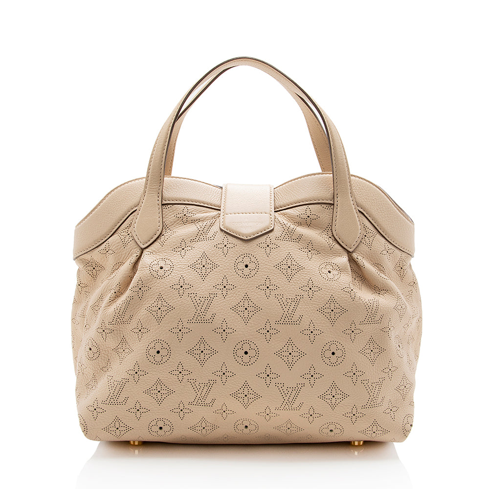 Louis Vuitton Mahina Leather Cirrus PM Satchel (SHF-14439)