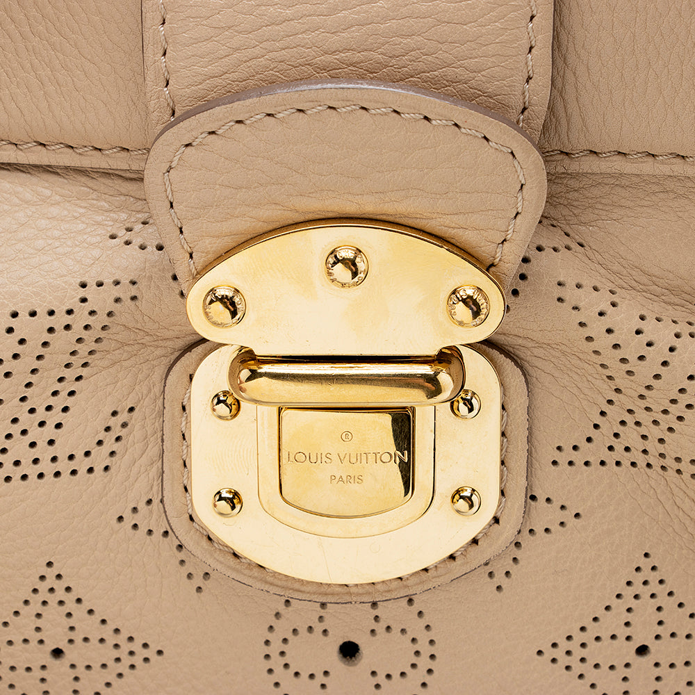 Louis Vuitton Mahina Leather Cirrus PM Satchel (SHF-14439)