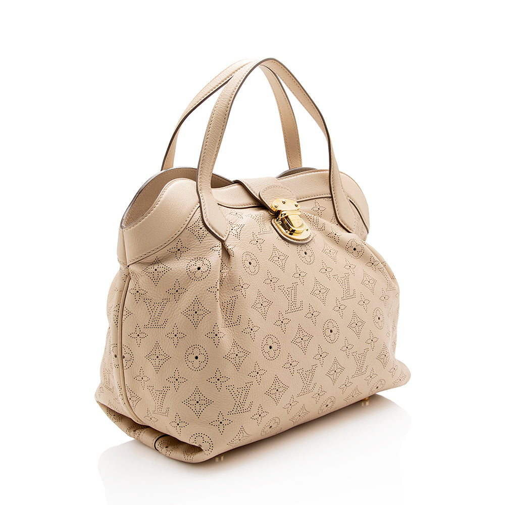 Louis Vuitton Mahina Leather Cirrus PM Satchel (SHF-14439)