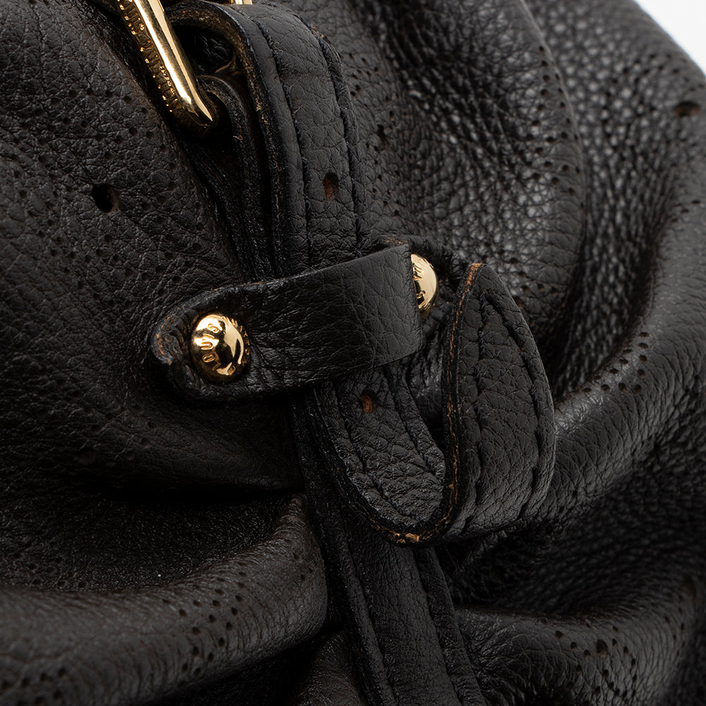 Louis Vuitton Mahina Leather L Hobo (SHF-15838)