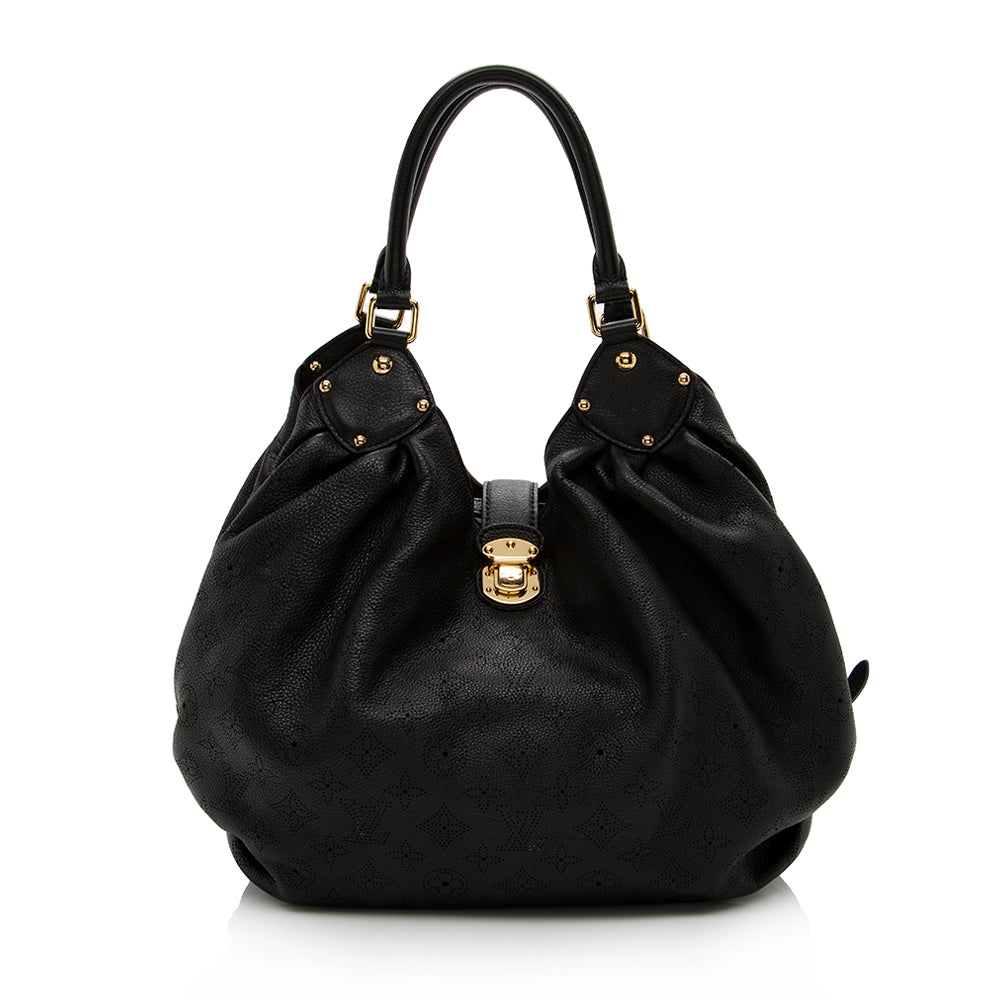 Louis Vuitton Mahina Leather L Hobo (SHF-15838)
