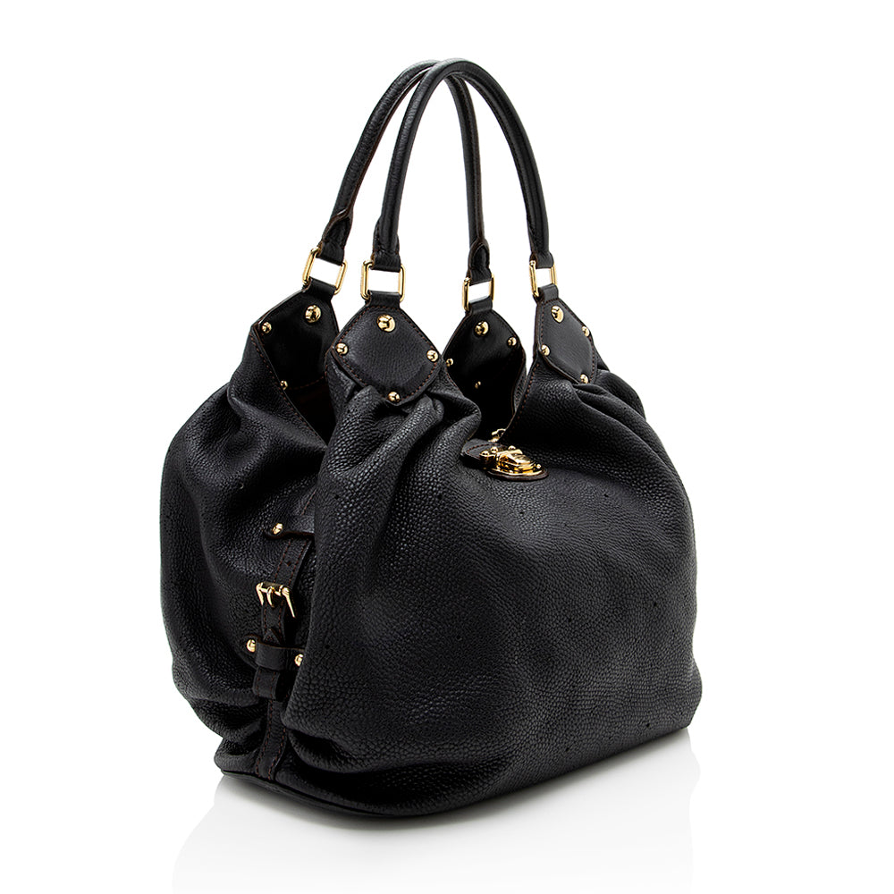 Louis Vuitton Mahina Leather L Hobo (SHF-17445)