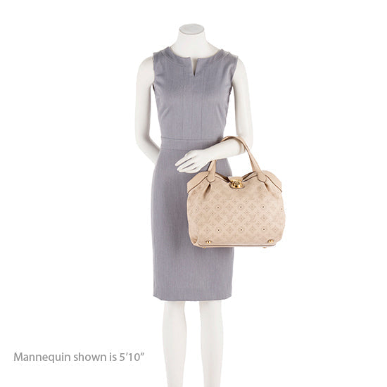 Louis Vuitton Mahina Leather Cirrus PM Satchel (SHF-14439)