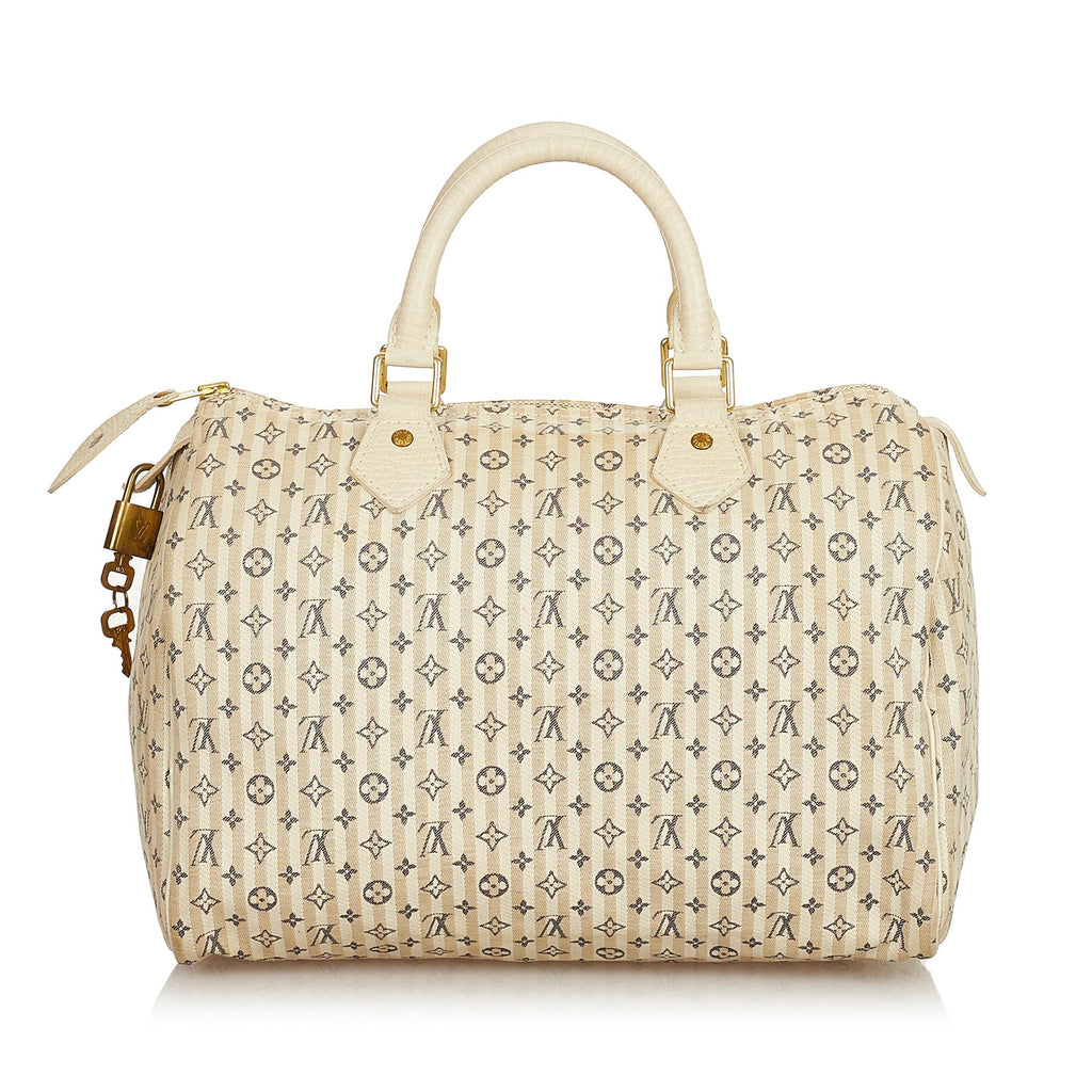 Louis Vuitton Mini Lin Croisette Speedy 30 (SHG-26131)